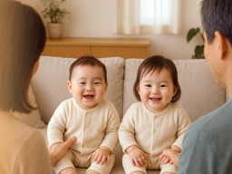 47歳日本の免疫ママ 卵子提供を受け双子のママに