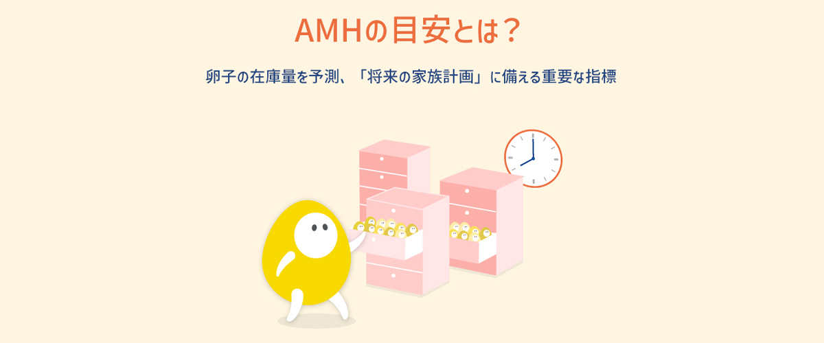AMHの目安とは？卵子の在庫量を予測、「将来の家族計画」に備える重要な指標